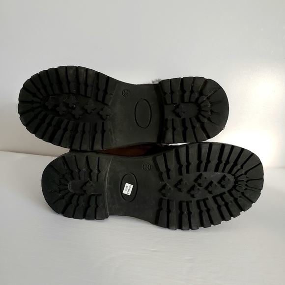 Vince Camuto Furry Brown Winter Boots - Soft Furry Lining - Picture 6 of 10